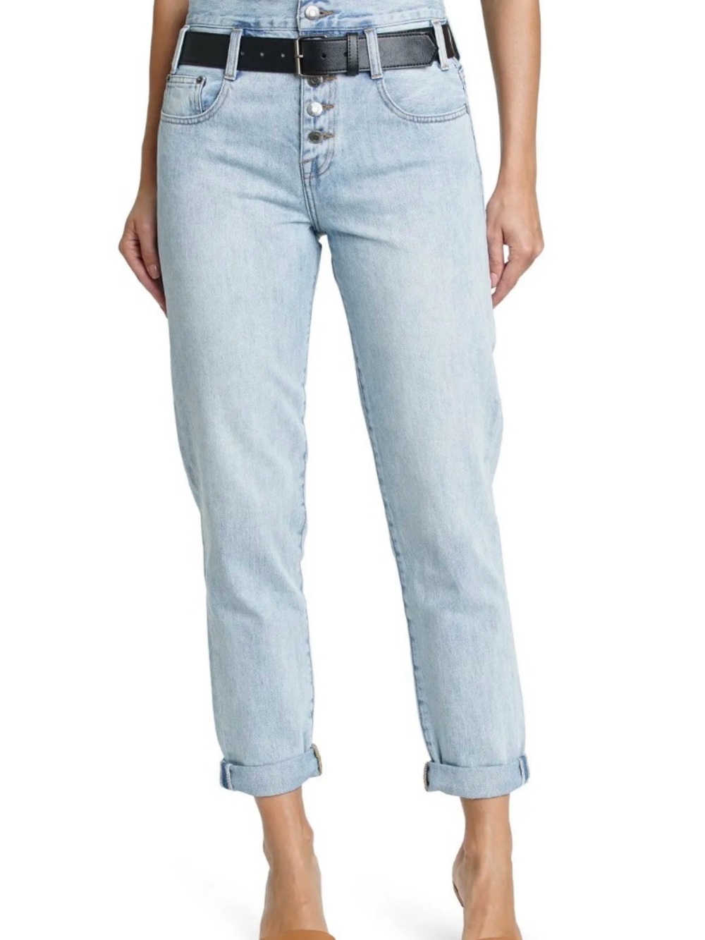 Pistola Brie High Waist Belted Logan Jeans